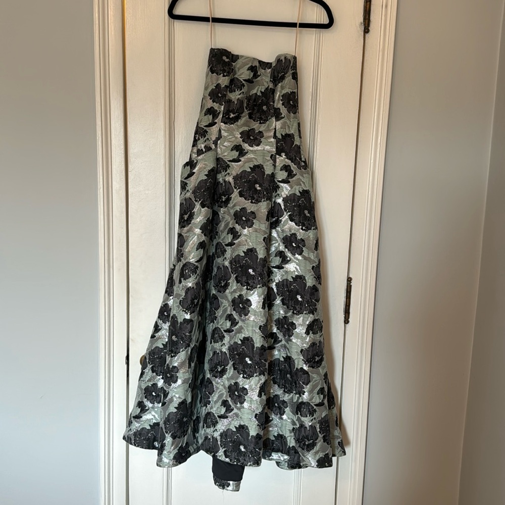 Brock Collection strapless long dress with corset inside.